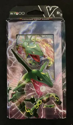 Pokemon Center -Trading Card Game V-Battle Deck Rayquaza V Sealed Theme Deck New - Image 1