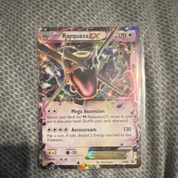 Pokemon Rayquaza EX XY69 Holo Dragon Basic Card EX Rule English - Image 1