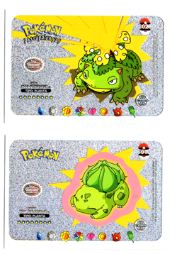 POKEMON - WHOS THAT POKEMON U * SHINY BULBASAUR & VENUSAUR * GLITTER FOIL CARD - Image 1