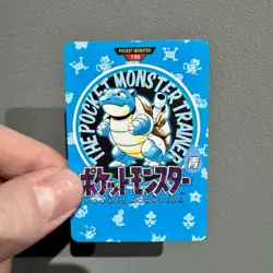 Pokemon Carddass Card Blastoise Town Map No.156 Bandai Pocket Monsters Rare - Image 3