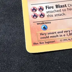 NINETALES SHADOWLESS HOLO - 12/102 WotC Pokemon TCG 1999 Base set - Image 3