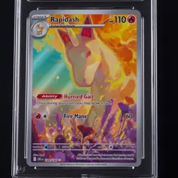 Rapidash 189/182 Destined Rivals 2025 Illustration Rare ACE 9 | Pokemon TCG - Image 3
