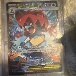 Mega Feraligatr EX Full Art Holo Pokemon TCG Card 370 HP 200 ATK 274/217 - Image 1