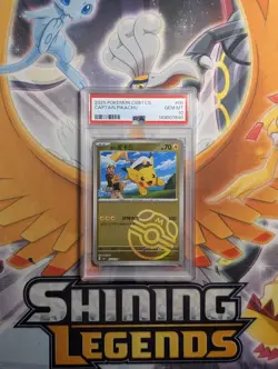 Gem Mint PSA 10 2025 Pokemon Chinese Gem Pack Vol. 1 CBB1C Captain Pikachu 07 05 - Image 1