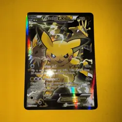 Pikachu EX Holo Rare Pokemon Card XY Black Star Promo XY124 - Image 1