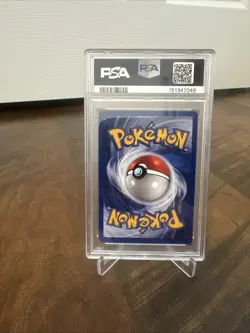 Pokemon 1st Edition Base Set French Growlithe (Caninos) 28/102 PSA 9 MINT - Image 2