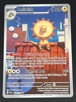 Pokemon TCG Ascended Heroes ASC EN) Heliolisk 229/217 IR Full Art NM+ MINT! - Image 1