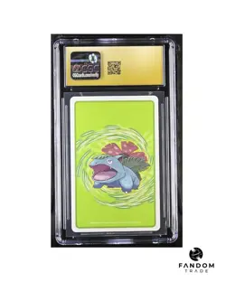 [POP 1!] CGC 10 PRISTINE Sandshrew 2 of Clubs 2004 Pokemon LeafGreen Poker Deck - Image 2