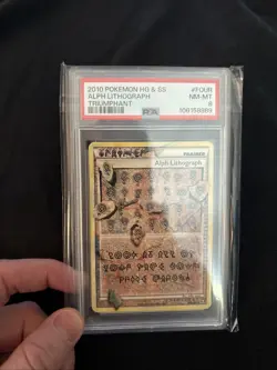 2010 Pokemon Alph Lithograph Psa 8 - Image 2