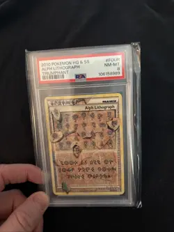 2010 Pokemon Alph Lithograph Psa 8 - Image 3