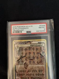 2010 Pokemon Alph Lithograph Psa 8 - Image 4