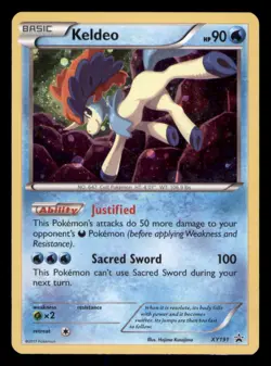 Keldeo - XY191 XY191 Holo Promo XY Promo Pokemon TCG LP - Image 1