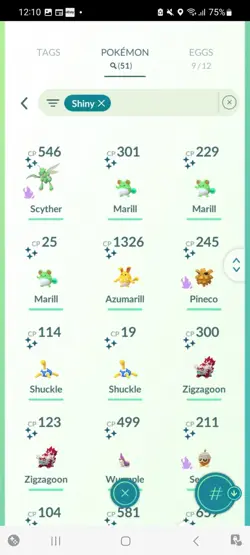 Pokemon Go (Stage 30) Shiny Sloth Visor ( 51 Shinys )( 1 Million Stardust) - Image 4