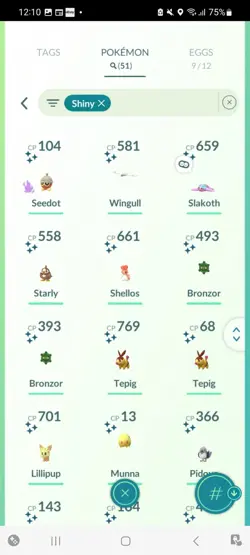 Pokemon Go (Stage 30) Shiny Sloth Visor ( 51 Shinys )( 1 Million Stardust) - Image 5