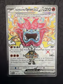 Pokemon - Heartflame Mask Ogerpon ex - 192/167 - Twilight Masquerade Near Mint - Image 1