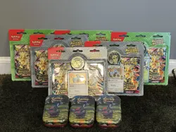 Pokemon Mega Evolution Ascended Heroes 2-Pack Blister Lot of 6 & 3 Mini Tins - Image 1