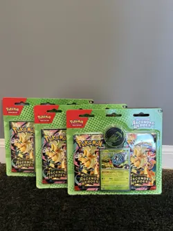 Pokemon Mega Evolution Ascended Heroes 2-Pack Blister Lot of 6 & 3 Mini Tins - Image 2