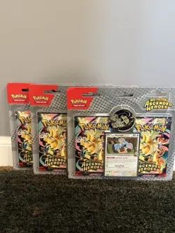 Pokemon Mega Evolution Ascended Heroes 2-Pack Blister Lot of 6 & 3 Mini Tins - Image 3