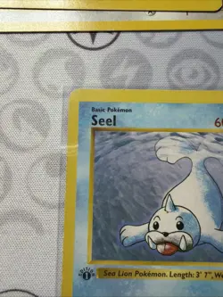 Seel Base Set 1st Edition Shadowless 41/102 MP Pokemon - Image 4