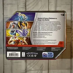 Pokemon TCG Paradox Destinies Tin IRON BOULDER EX - Sealed - Image 2