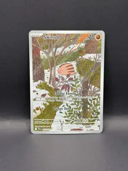 Swinub 165/159 IR Journey Together Sv09 ILLUSTRATION RARE HOLO Pokemon English - Image 2