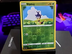 BLIPBUG COMMON REVERSE HOLO 018/196 LOST ORIGIN POKEMON NM - Image 1