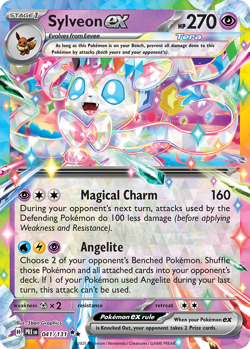 Sylveon ex 041/131 Double Rare Prismatic Evolutions NM/M - Image 1