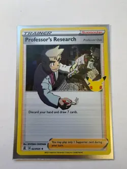 Professor's Research (Professor Oak) 023/025 Holo Rare Celebrations NM/M - Image 2