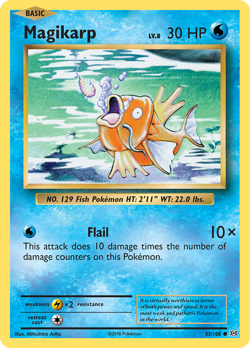 Magikarp 33/108 Common Evolutions Reverse Holo NM/M - Image 1