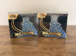 Pokemon TCG Mega Evolution Elite Trainer Box - ETB Set - LOT of (2) NEW - Sealed - Image 1