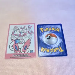 Pokemon Gardevoir & Sylveon GX Secret Rare TAG TEAM Holo Sun & Moon 225/214 - Image 2