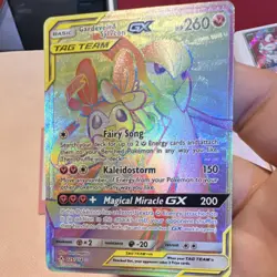 Pokemon Gardevoir & Sylveon GX Secret Rare TAG TEAM Holo Sun & Moon 225/214 - Image 3