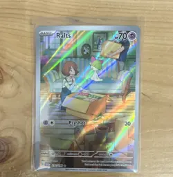 Pokemon Ralts 211/198 SV01 Scarlet & Violet Illustration Rare Full Art Holo 70HP - Image 1
