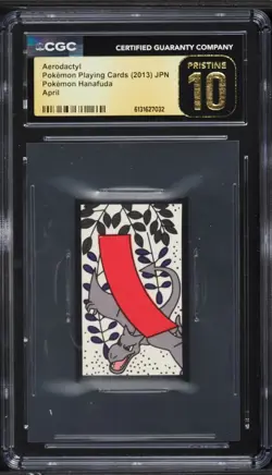 2013 Pokemon Japanese Hanafuda April Aerodactyl CGC 10 PRISTINE - Image 1