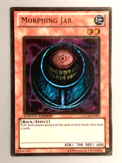 yugioh Morphing Jar GLD4-EN007 Gold ultra rare limited edition near mint - Image 3