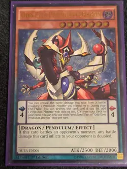 VLP Odd-Eyes Pendulum Dragon - DUEA-EN004 - Ultimate Rare - 1st Ed - Image 1