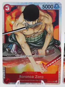 2x Roronoa Zoro ST01-013 SR Starter Deck 1: Straw Hat Crew - ONE PIECE GAME - NM - Image 2