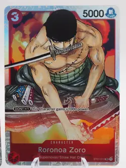 2x Roronoa Zoro ST01-013 SR Starter Deck 1: Straw Hat Crew - ONE PIECE GAME - NM - Image 3