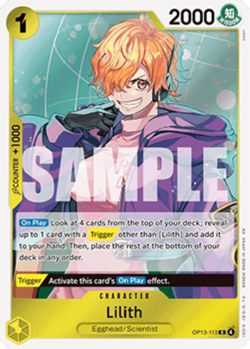 One Piece TCG OP13-113 (V.1) / Lilith / Carrying on his Will (ENGL.) - Image 1