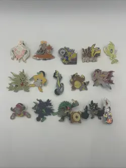 15x Different Official Pokemon Enamel Collector Pin Lot Mega Tyranitar Pikachu + - Image 1