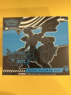 Pokemon Scarlet & Violet Black Bolt ETB Elite Trainer Box New Factory Sealed - Image 1