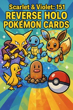 Pokemon 151 Scarlet & Violet ENGLISH REVERSE HOLO - Pick Your Card Pokemon TCG - Image 1