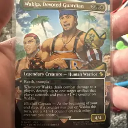 Wakka, Devoted Guardian (Borderless) (Chocobo Track Foil) - Image 1