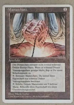Manaschatz (mana vault) German Mark Tedin 1993 Magic the Gathering - Image 1