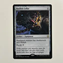 MTG Basilisk Collar (300/1080) Commander Legends Battle for Baldur's Gate NM REG - Image 1
