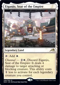 Eiganjo, Seat of the Empire Kamigawa: Neon Dynasty Magic MTG NM - Image 1