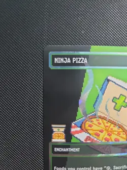 Ninja Pizza (Borderless) (Surge Foil) Commander: Teenage Mutant Ninja Turtles... - Image 3
