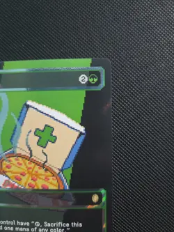 Ninja Pizza (Borderless) (Surge Foil) Commander: Teenage Mutant Ninja Turtles... - Image 4