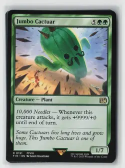 Jumbo Cactuar R FINAL FANTASY 191 NM - Image 1