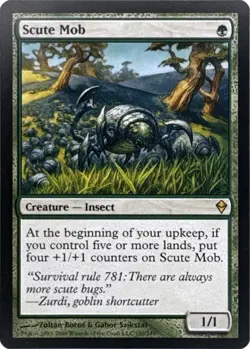 Scute Mob (#22) - Zendikar - MTG Magic: The Gathering - LP - Image 1